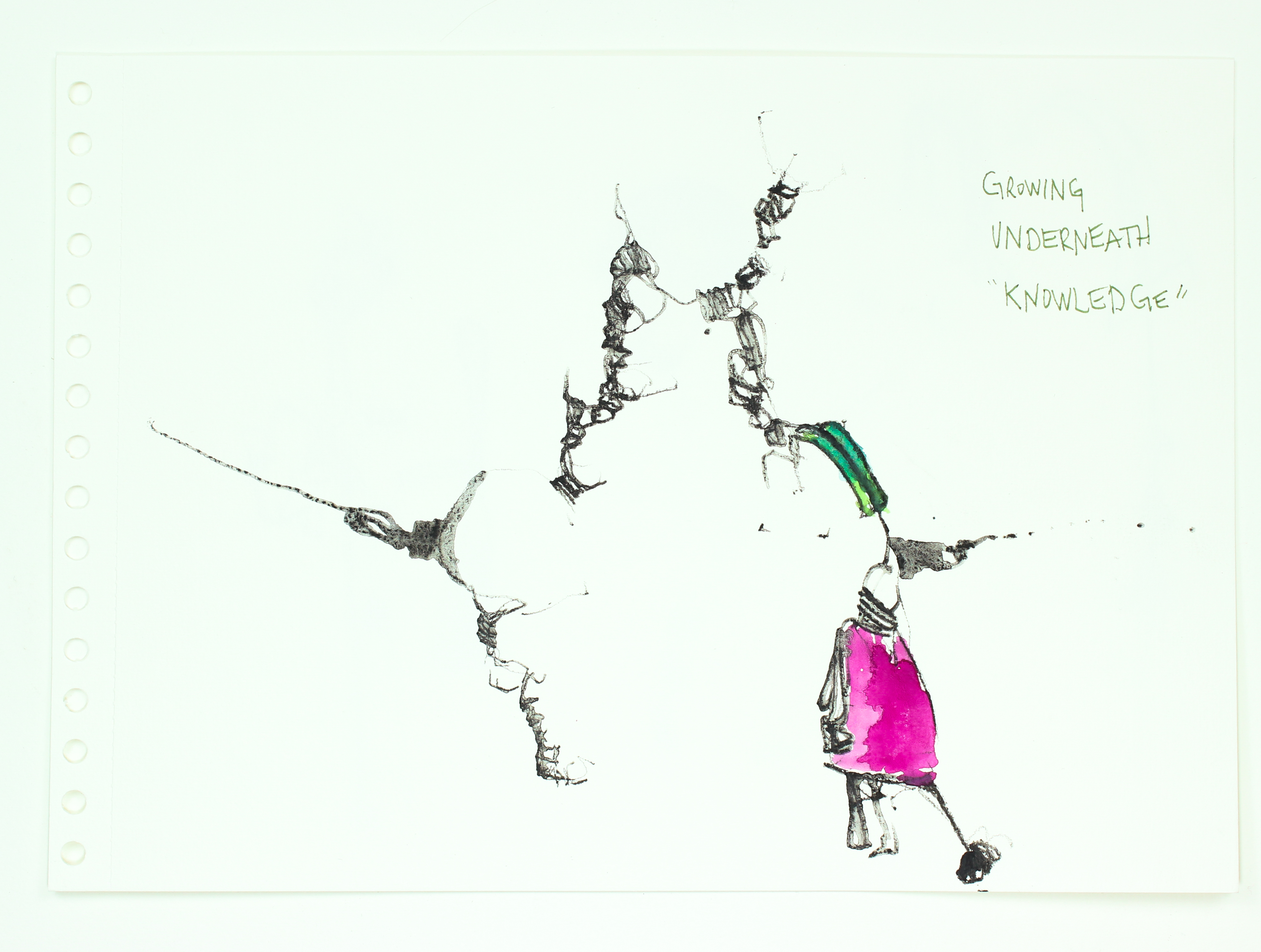 Julian A M.P., Growing Underneath Knowledge, 2010