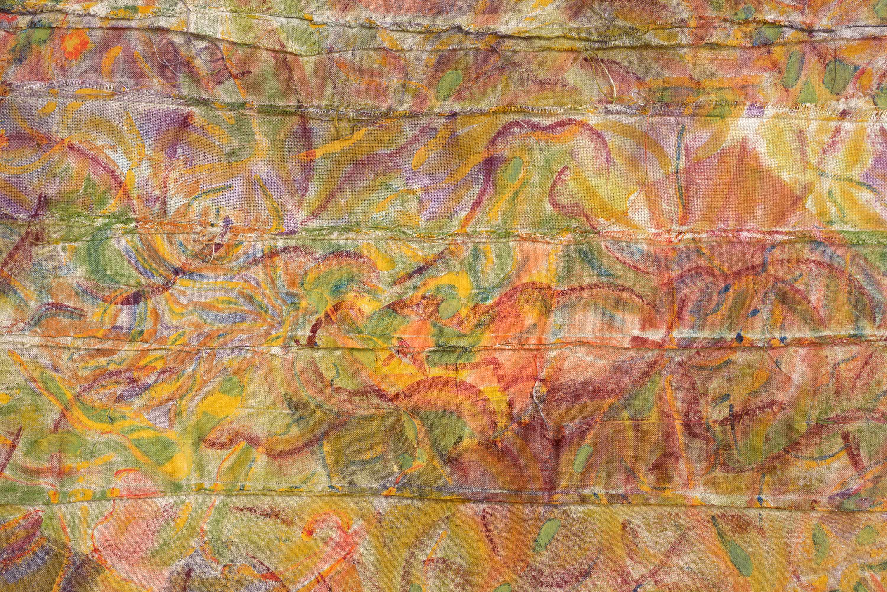 Anna Schachinger, Birnbaum, 2021 (acrylic and oil on linen, detail)