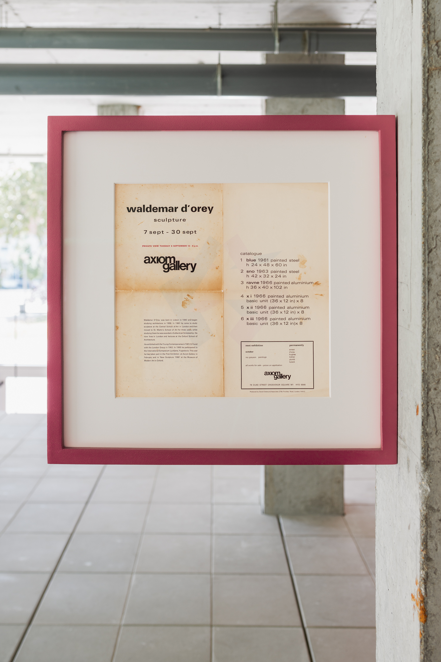 Waldemar d’Orey. Something is Missing. Lumiar Cité. 2021.