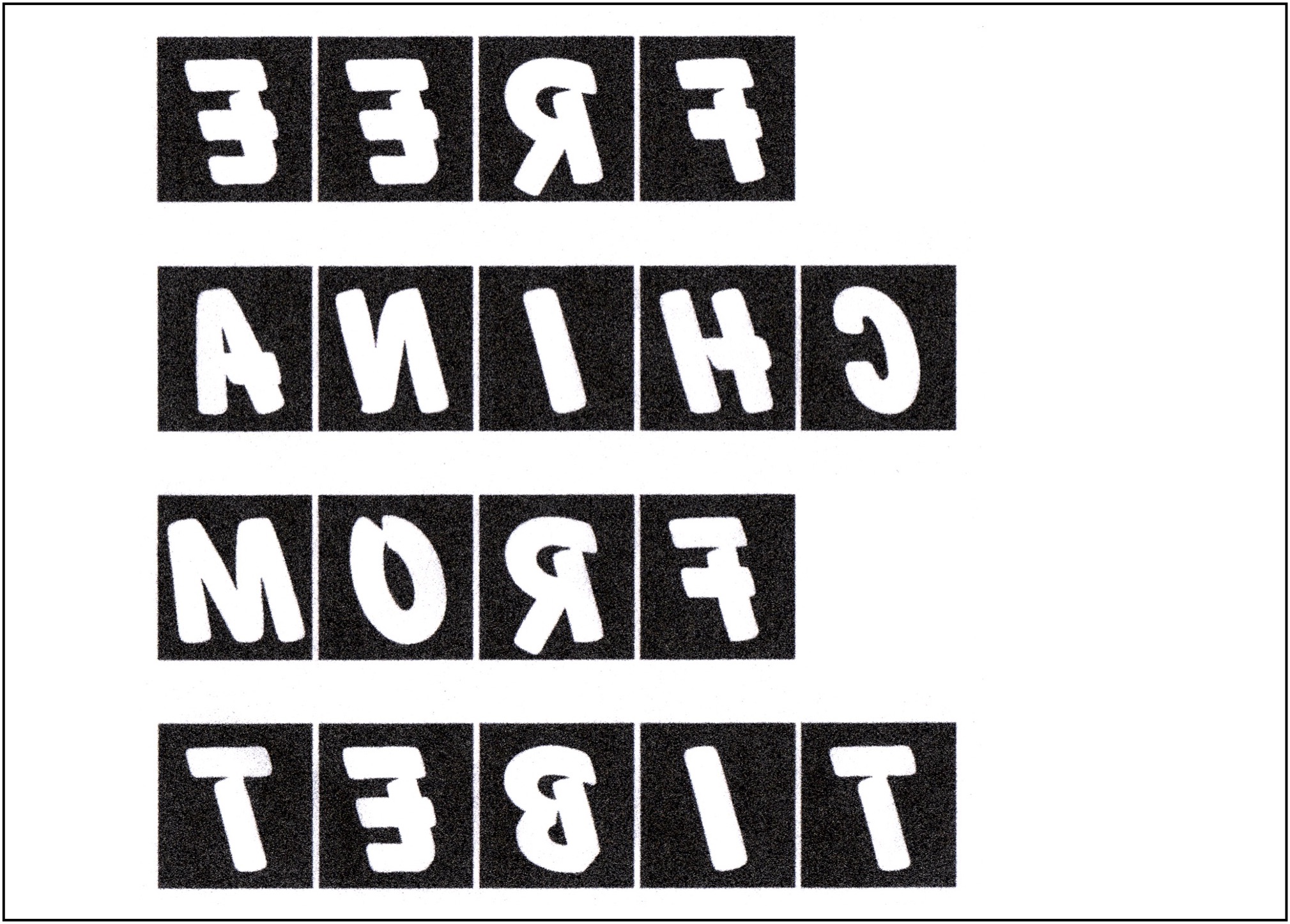 Willem Oorebeek, Obstakle, 2022, vinyl on glass