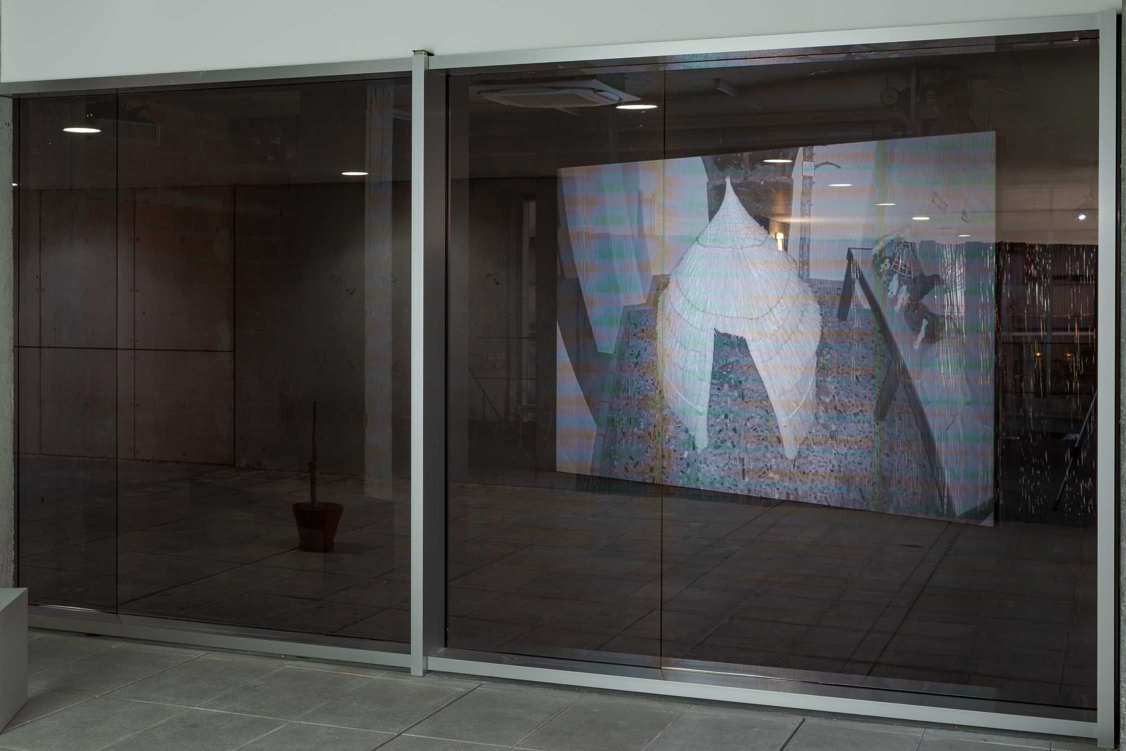 Willem de Rooij,
Hut Hut 2026, Lumiar Cité, vista da instalação. Foto: DMF