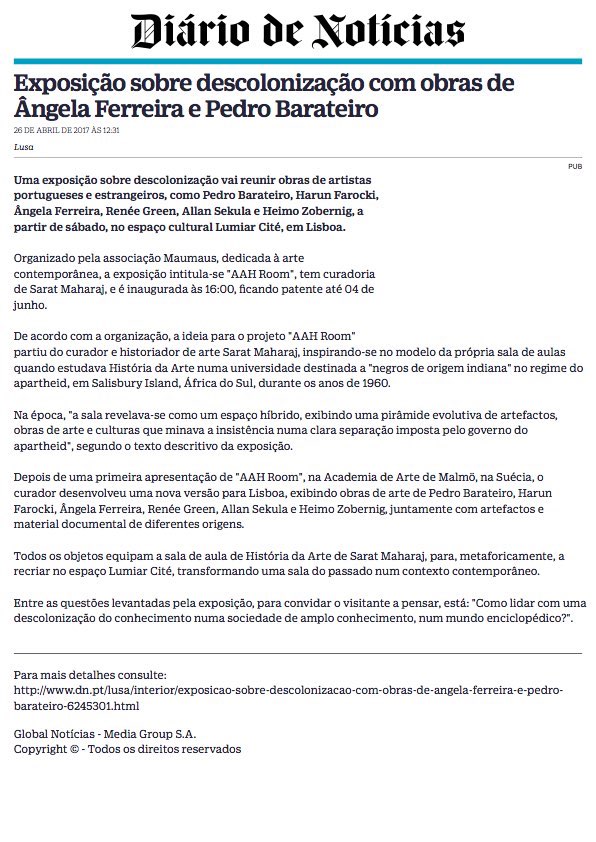 Diário de Notícias 26.04.2017