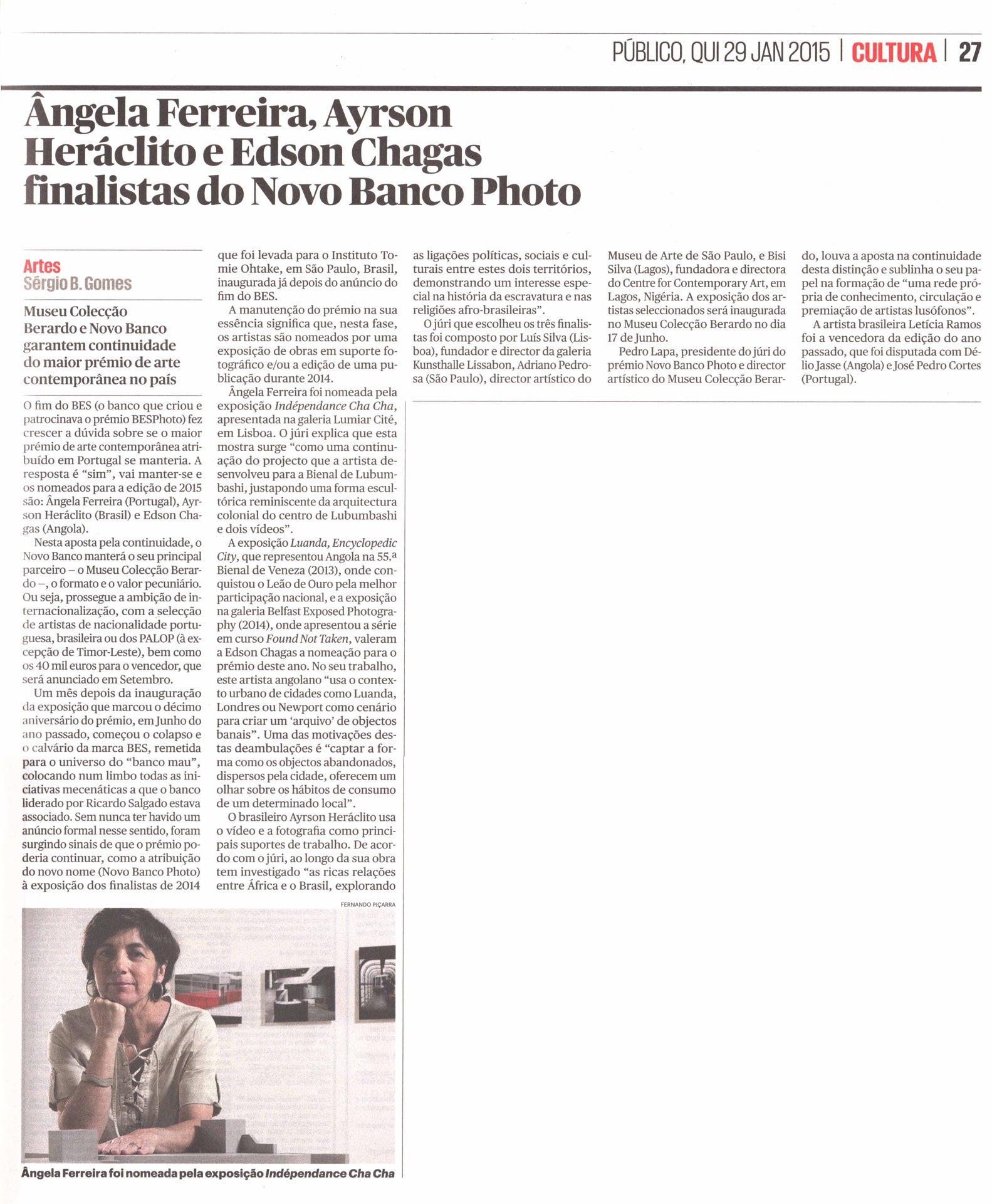 Público | 15.01.2015 | Sérgio B. Gomes