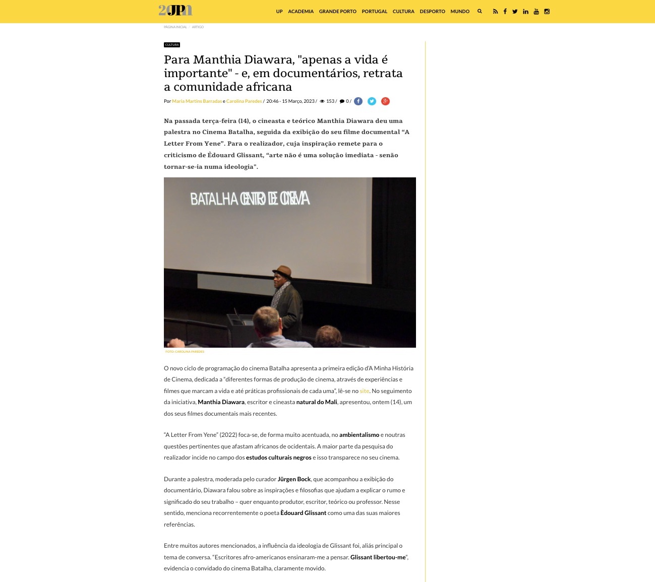 JPN-JornalismoPortoNet | 15.03.2023 | Maria Martins Barradas, Carolina Paredes 