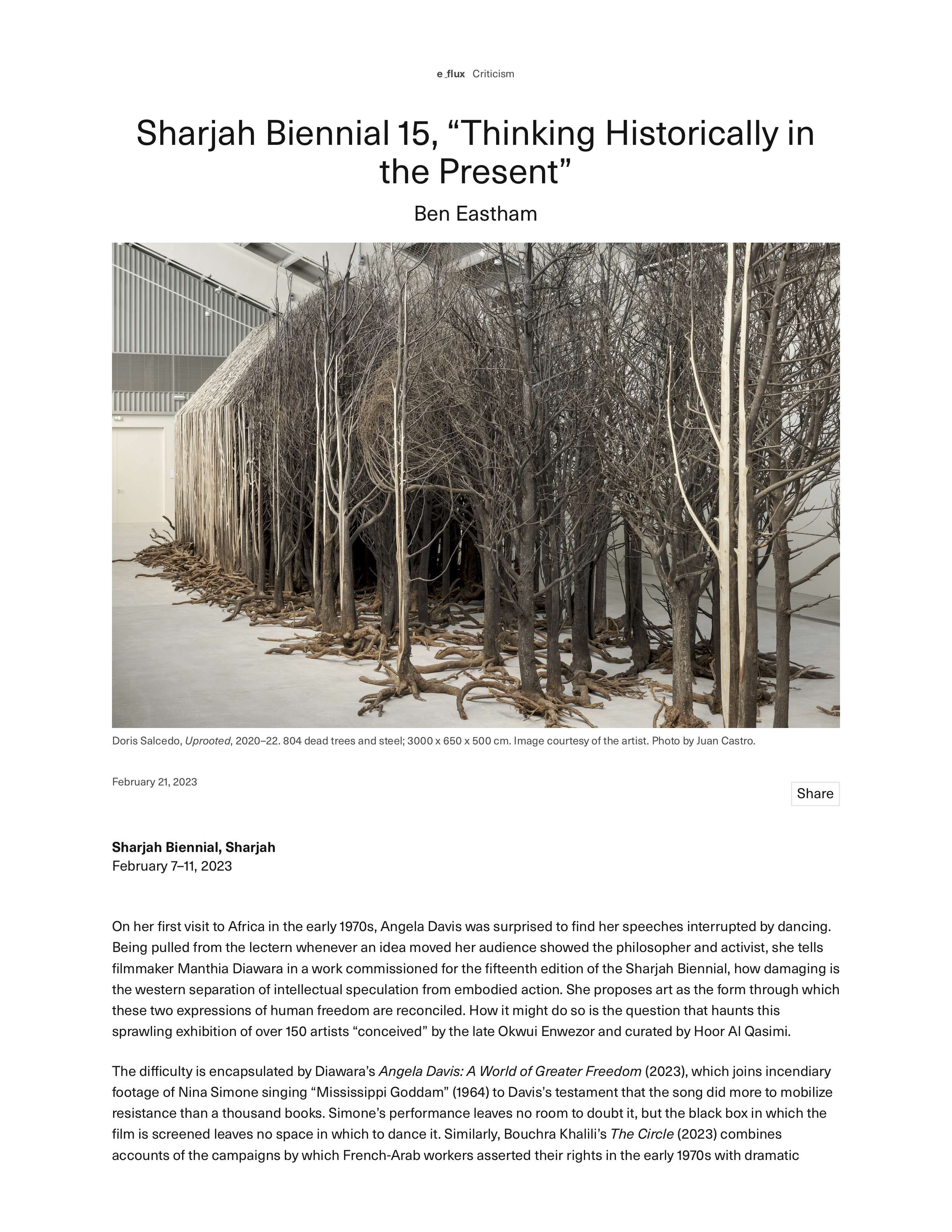 e-flux Criticism | 21.02.2023 | Ben Eastham