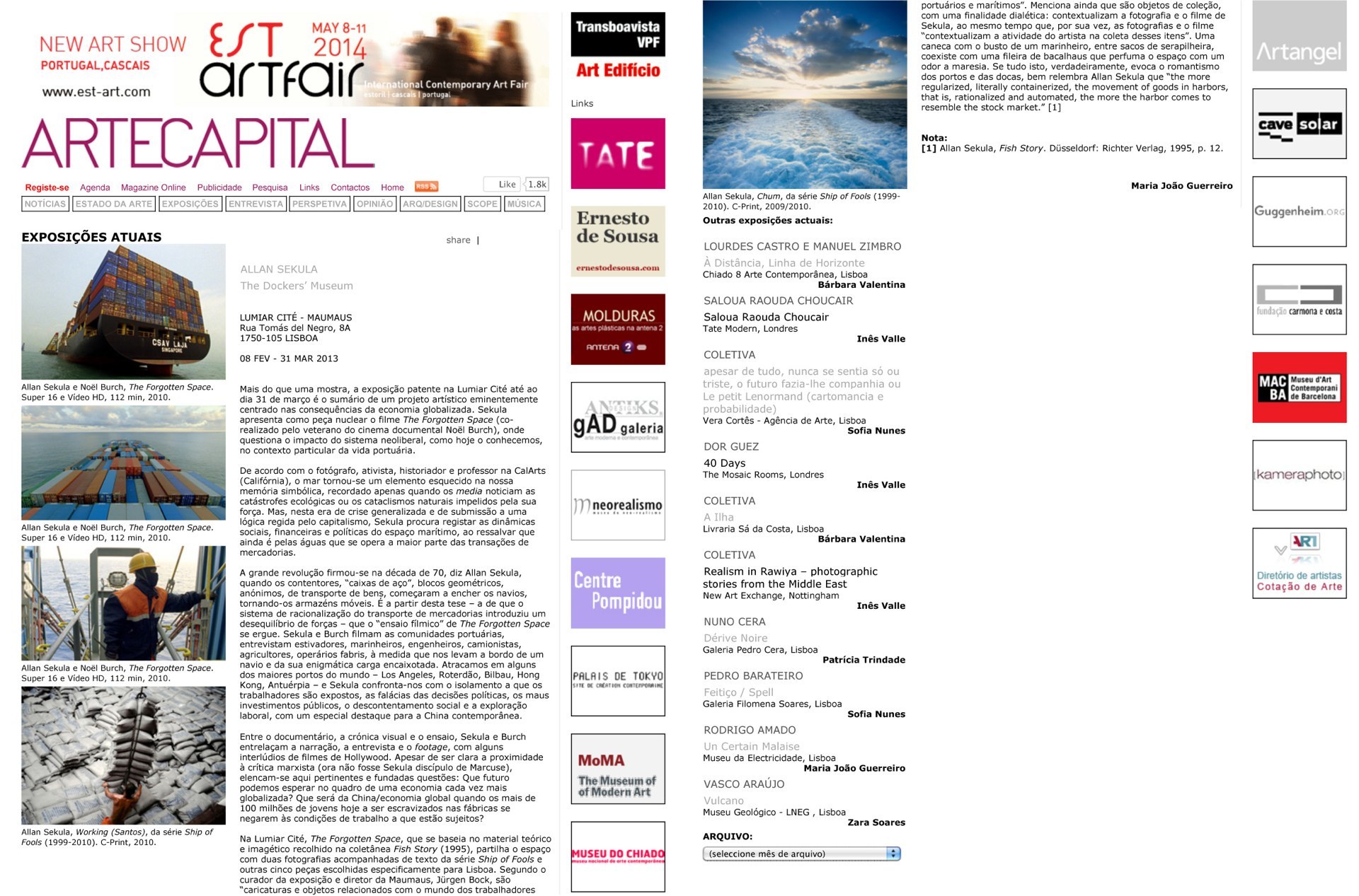 ARTECAPITAL | March 2013 | Maria João Guerreiro
