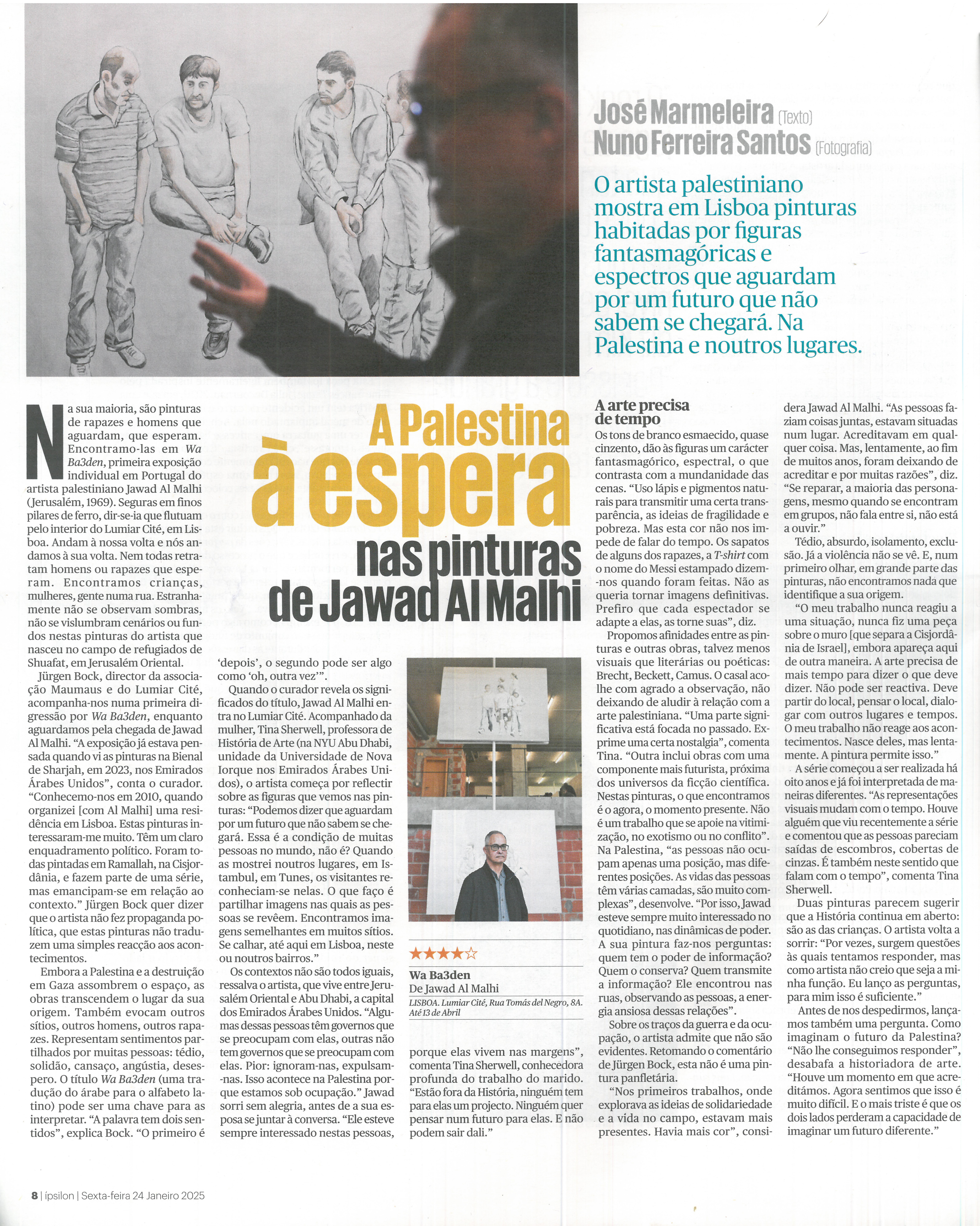 Ipsilon | 24.01.2025 | A Palestina à espera | José MArmeleira